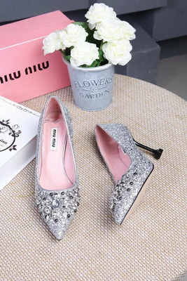 MIUMIU Shallow mouth stiletto heel Shoes Women--006